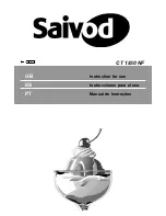 Saivod CT 1830 NF Instructions For Use Manual предпросмотр