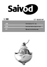 Saivod CT 1830D NF Instructions For Use Manual preview