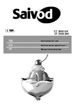 Saivod CT 2000 SN Instructions For Use Manual preview