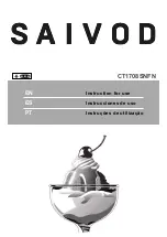 Предварительный просмотр 1 страницы Saivod CT1708SNFN Instructions For Use Manual