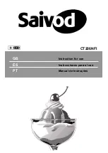 Saivod CT206NFI Instructions For Use Manual предпросмотр