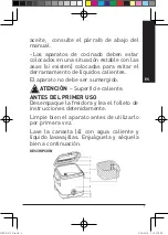 Предварительный просмотр 9 страницы Saivod Freidora FR-212-I Manual