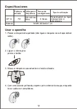 Preview for 12 page of Saivod QP-14 Instruction Manual