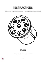 Предварительный просмотр 1 страницы Saiyinwei Electronic SF-003 Instructions Manual