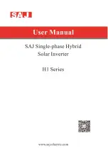 SAJ H1 Series User Manual preview