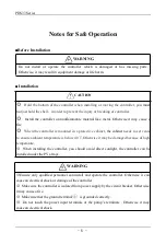 Preview for 6 page of SAJ PDS33 Series User Manual