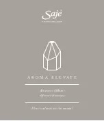 Preview for 1 page of Saje AROMA ELEVATE Manual