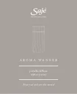 Saje Aroma Wander Manual preview