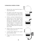 Предварительный просмотр 9 страницы Saje aromaLune Manual