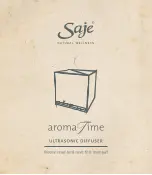 Saje aromaTime Manual preview