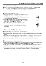 Preview for 10 page of Sakai GW75O Operating & Maintenance Instructions