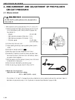 Предварительный просмотр 142 страницы Sakai R2-4 Shop Manual