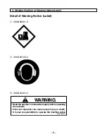 Предварительный просмотр 12 страницы Sakai RS Series Operating & Maintenance Instructions