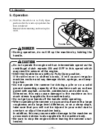 Предварительный просмотр 20 страницы Sakai RS Series Operating & Maintenance Instructions