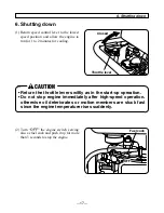 Предварительный просмотр 21 страницы Sakai RS Series Operating & Maintenance Instructions