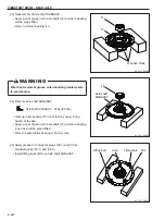 Предварительный просмотр 126 страницы Sakai SV201-1 Shop Manual