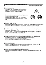 Предварительный просмотр 13 страницы Sakai SV204 Series Operating & Maintenance Instructions