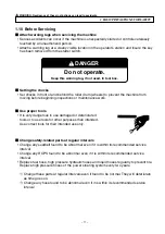 Предварительный просмотр 23 страницы Sakai SV204 Series Operating & Maintenance Instructions