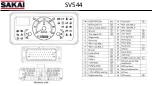 Предварительный просмотр 9 страницы Sakai SV544 Troubleshooting And Diagnostics Information