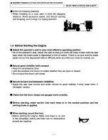 Предварительный просмотр 13 страницы Sakai SW300 Operating & Maintenance Instructions