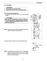 Предварительный просмотр 33 страницы Sakai SW300 Operating & Maintenance Instructions