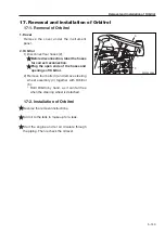 Предварительный просмотр 175 страницы Sakai SW352 Service Manual