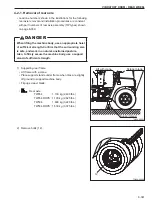 Предварительный просмотр 291 страницы Sakai SW354 Shop Manual