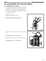 Предварительный просмотр 345 страницы Sakai SW354 Shop Manual