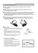 Предварительный просмотр 14 страницы Sakai SW770 Operating And Maintenance Instructions Manual