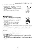 Предварительный просмотр 16 страницы Sakai SW770 Operating And Maintenance Instructions Manual