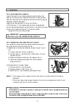 Preview for 34 page of Sakai SW770 Operating And Maintenance Instructions Manual