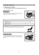 Preview for 64 page of Sakai SW770 Operating And Maintenance Instructions Manual