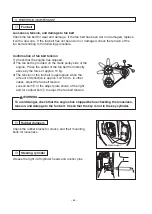 Preview for 68 page of Sakai SW770 Operating And Maintenance Instructions Manual