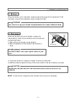 Preview for 77 page of Sakai SW770 Operating And Maintenance Instructions Manual