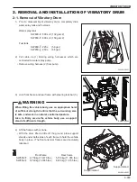 Предварительный просмотр 95 страницы Sakai SW800-II Shop Manual