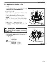 Предварительный просмотр 121 страницы Sakai SW800-II Shop Manual