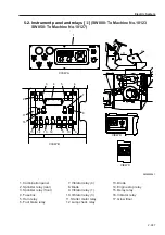 Предварительный просмотр 61 страницы Sakai SW800 Series Shop Manual