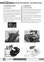 Preview for 21 page of SAKALAK SK-PHM BERAT Operator'S Manual And Spare Parts