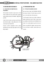 Preview for 31 page of SAKALAK SK-PHM BERAT Operator'S Manual And Spare Parts