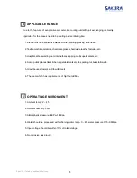 Preview for 5 page of Sakura HBK-23AL Operation / Installation / Service Manual