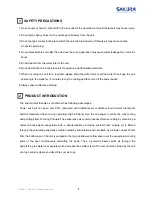 Preview for 3 page of Sakura HBK-23DL Operation / Installation / Service Manual