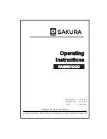 Sakura M2000 Operating Instructions Manual preview