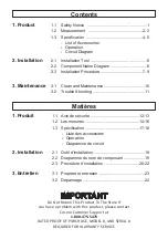 Предварительный просмотр 2 страницы Sakura R-828 Operating Instructions Manual