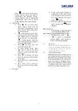 Предварительный просмотр 6 страницы Sakura SSR-J-009 Manual