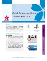 Sakura Tissue-Tek Xpress x120 Quick Reference Manual preview