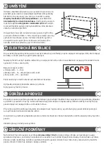 Предварительный просмотр 4 страницы SAKUTUS Ecora 150 Instruction Manual