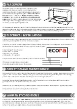 Предварительный просмотр 9 страницы SAKUTUS Ecora 150 Instruction Manual