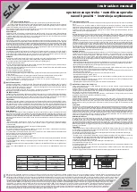 Предварительный просмотр 2 страницы SAL MRP 2-130 Instruction Manual