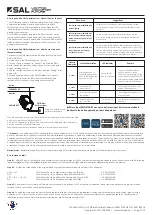 Предварительный просмотр 2 страницы SAL SMF/BTAS/BP Quick Start Manual