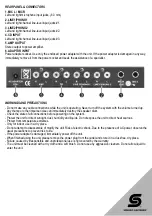 Preview for 3 page of SAL TMX 2211 Instruction Manual